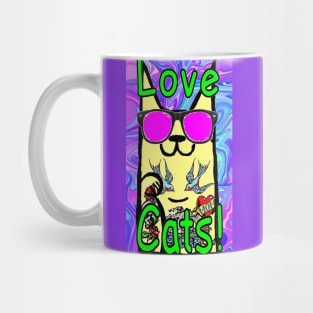 gothic,goth,nugoth,love,kitty,cat,cats Mug